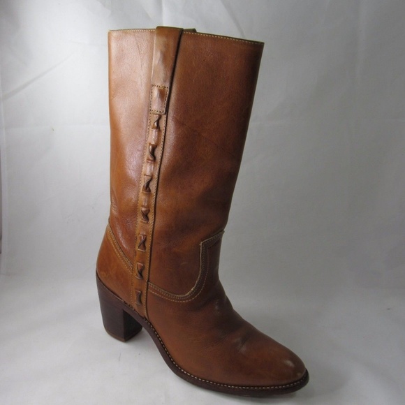 Endicott Johnson Sz 9 Brown Boots Womens B5 E15 - Picture 1 of 8